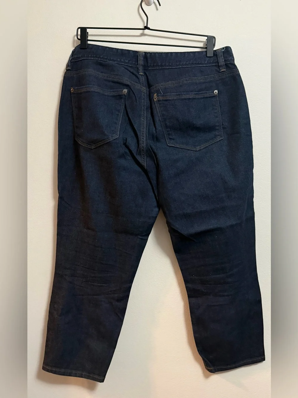 Ann Taylor Dark Blue‎ Cropped Skinny Jeans